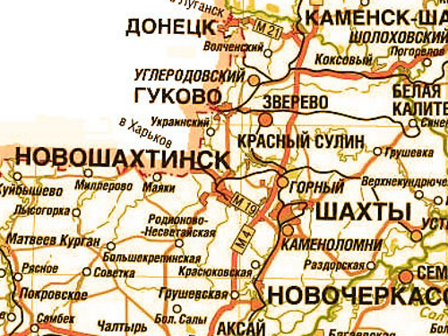 Ростовская обл гуково карта