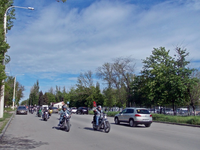 Машины в городе шахты